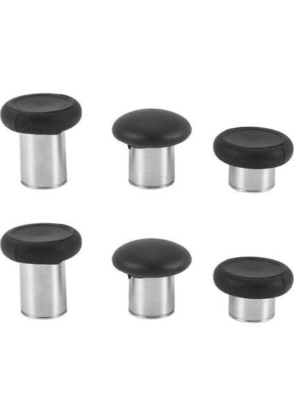 Xbox One Elite Denetleyici Için 6'sı 1 Arada Değiştirme Thumbstick Sapları Yedek Parçalar - Siyah (Yurt Dışından)