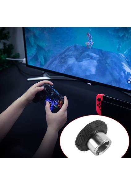 Xbox One Elite Denetleyici Için 6'sı 1 Arada Değiştirme Thumbstick Sapları Yedek Parçalar - Siyah (Yurt Dışından)