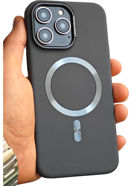 Apple iPhone 13 Pro Max Magsafe Uyumlu Mat Koruyucu Kılıf Tb-04
