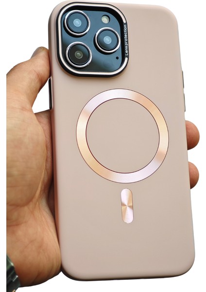 Apple iPhone 13 Pro Max Magsafe Uyumlu Mat Koruyucu Kılıf Tb-04