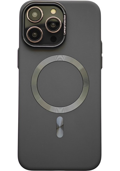 Apple iPhone 15 Pro Magsafe Uyumlu Mat Koruyucu Kılıf Tb-04
