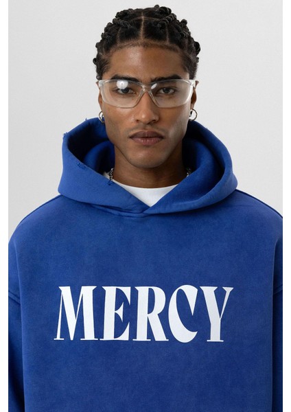 Kart Detaylı Yıkamalı Oversize Sweatshirt Saks modelleri