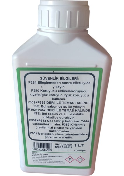 Su Sebili Temizleme Ilacı ( 1 Lt )
