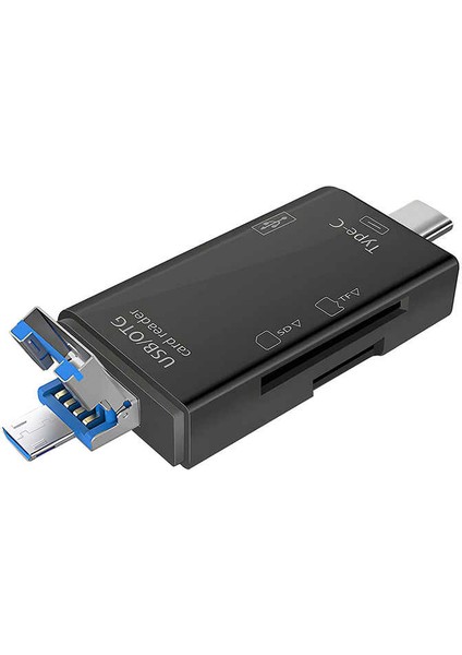 ZR826 - 6ın1 USB 2.0 Otg Sd Tf Kart Okuyucu