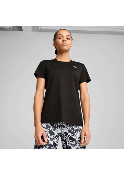 Kadın Puma W Tad Essentıal Crew Tee Siyah Kadın T-Shirt