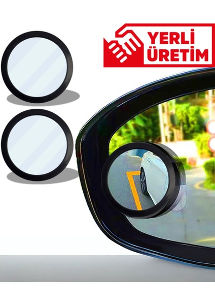 Kör Nokta Aynası Park Etme Aynası Yuvarlak 2 Adet (Ürün Gerçek Camdan Üretilmiştir)