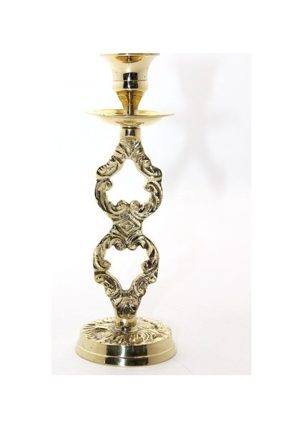Tekli Pirinç Şamdan Model 4
