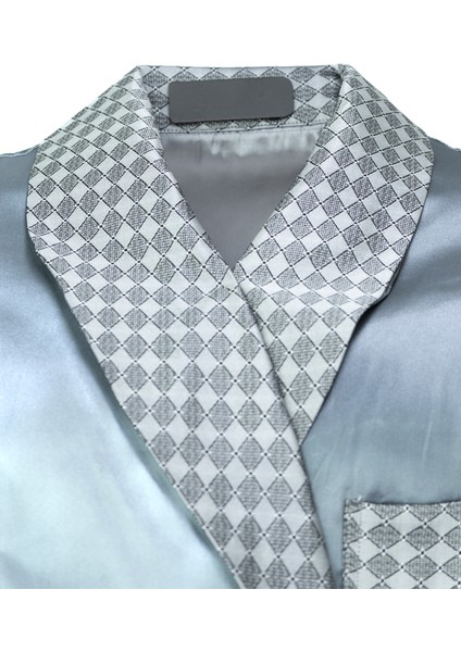 Erkek Şık Klasik Model Röpteşambır Premium Poplin Kumaş Brescia Model Cepli Rob Beli Kuşaklı indirimleri