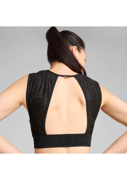 Kadın Siyah Puma Move Lace Bra Siyah Kadın Spor Sütyeni