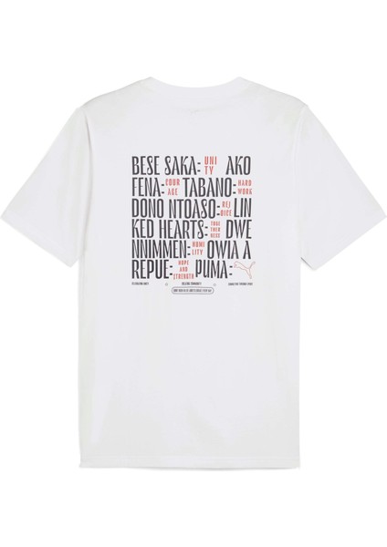 Erkek Beyaz Puma Wardrobe Ess Graphic Tee Beyaz Erkek T-Shirt fırsatları