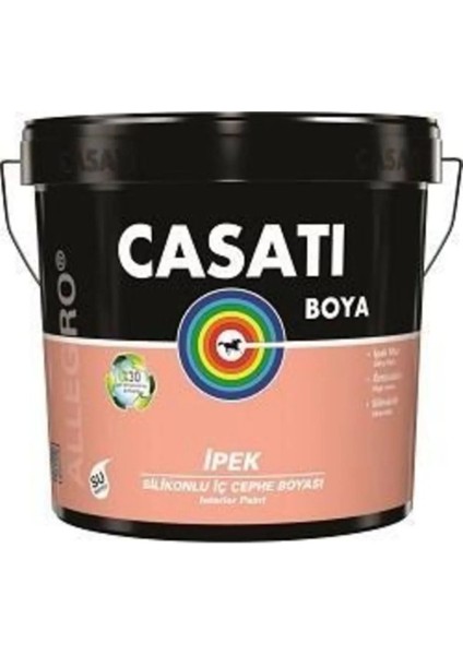 Allegro Ipek Silinebilir Iç Cephe Boyası Beyaz 3,5 Kg. - C001 Beyaz