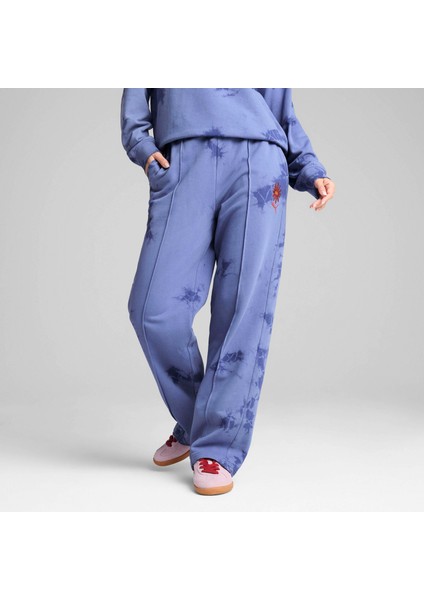 Kadın Mavi Puma Wardrobe Ess Sweatpants Mavi Kadın Eşofman Altı