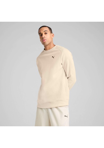 Erkek Bej Pumatech Crew Bej Erkek Sweatshirt