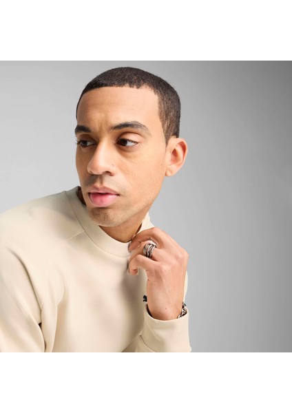 Erkek Bej Pumatech Crew Bej Erkek Sweatshirt modelleri