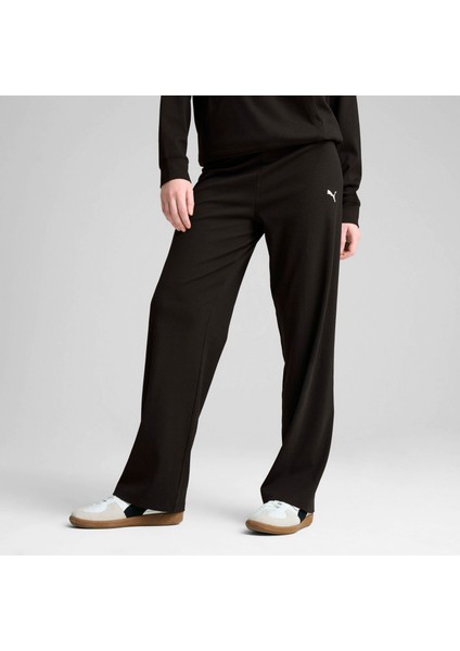 Kadın Siyah Puma Ess Elevated Pant Siyah Kadın Eşofman Altı