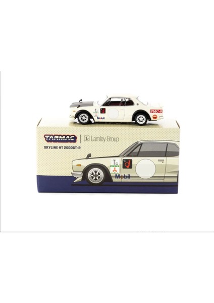 Works 1/64 Skyline Ht 2000GT-R White - GLOBAL64 T64G-043-WH2