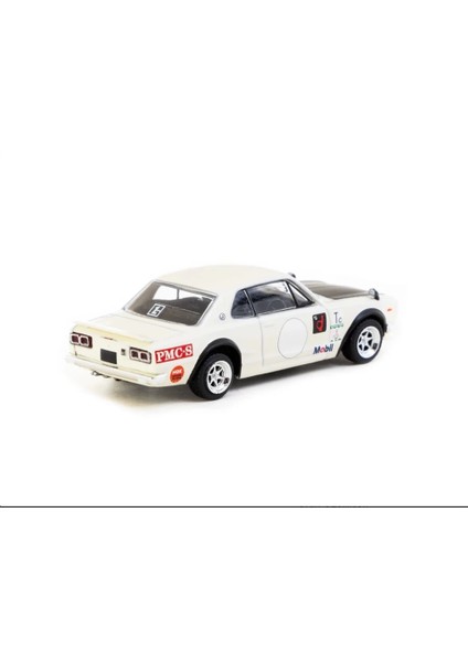 Works 1/64 Skyline Ht 2000GT-R White - GLOBAL64 T64G-043-WH2 modelleri