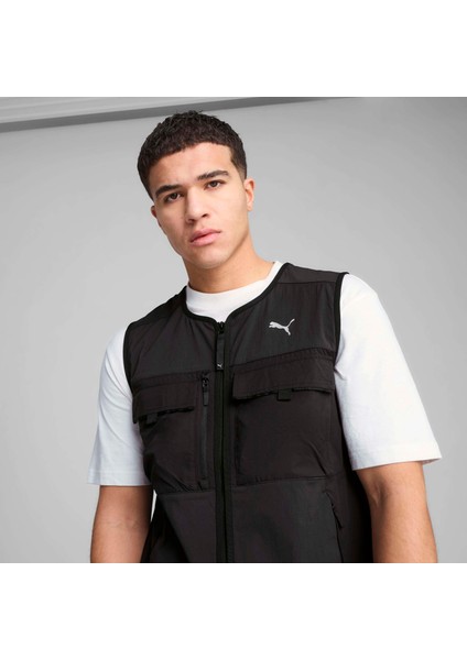 Erkek Siyah Pumatech Cargo Vest Siyah Erkek Yelek