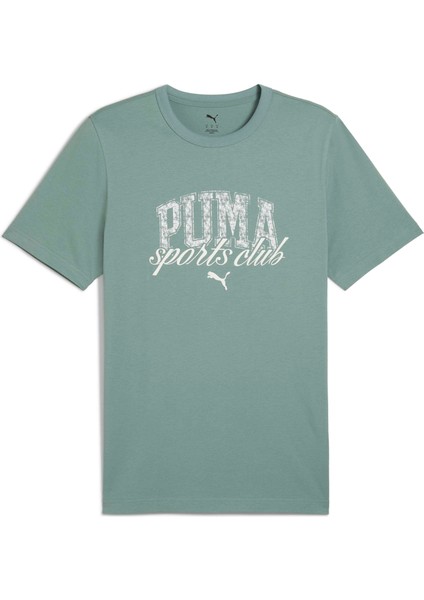 Erkek Yeşil Puma Class Graphic Tee Yeşil Erkek T-Shirt fiyatları