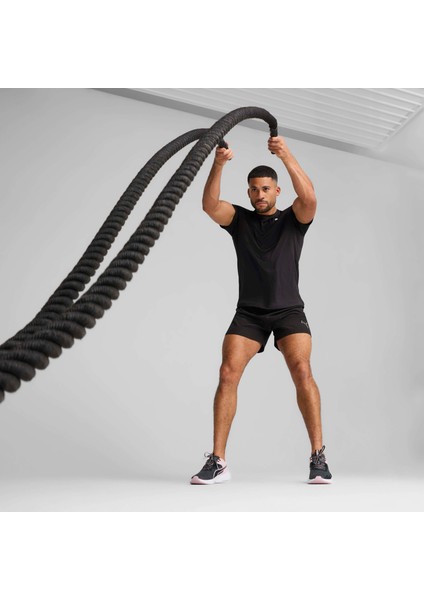 Erkek Puma M Tad Ess Poly Texture Tee Siyah Erkek T-Shirt modelleri