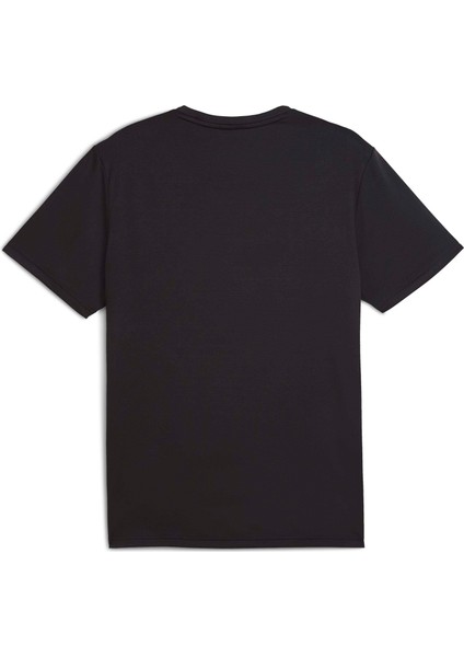 Erkek Puma M Tad Ess Poly Texture Tee Siyah Erkek T-Shirt fırsatları