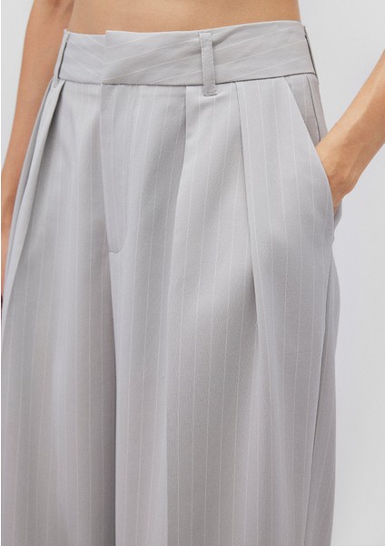 Çizgili Gri Pantolon1010782-87978 indirimleri