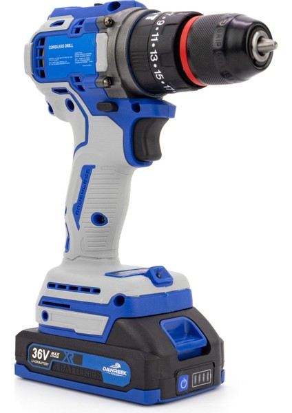 36 V 10 mm Blue Çelik Mandren