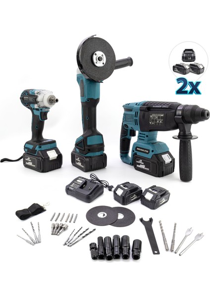 Üçlü Set 2B1Ş (Ş.Spral+S.Sıkma+Ş.Hilti)