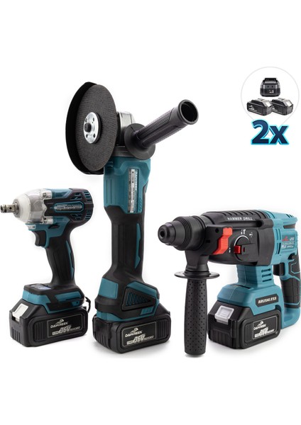 Üçlü Set 2B1Ş (Ş.Spral+S.Sıkma+Ş.Hilti)