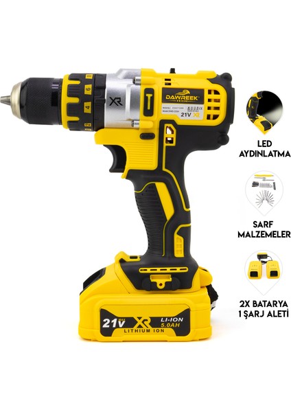 10 mm DWD5P Çelik Mandren Vidalama