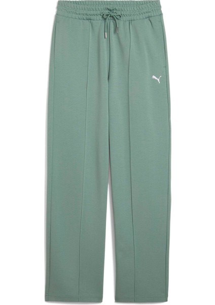 Kadın Yeşil Puma Wardrobe Ess Pintuck Pants Yeşil Kadın Eşofman Altı