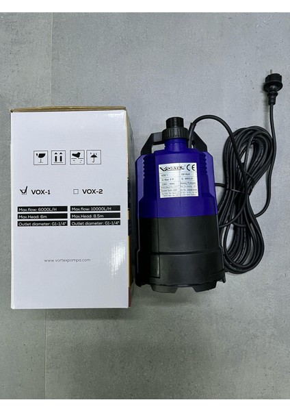 Dalgıç Pompa Vox1 Vortex 0,5 Hp fiyatları