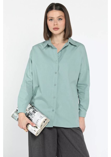 Kadın Salaş Basic Gömlek