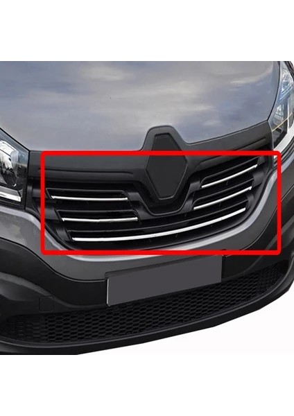 Renault Trafic Krom Ön Panjur 2015 - 2022 Arası 5prç Paslanmaz Çelik fiyatları