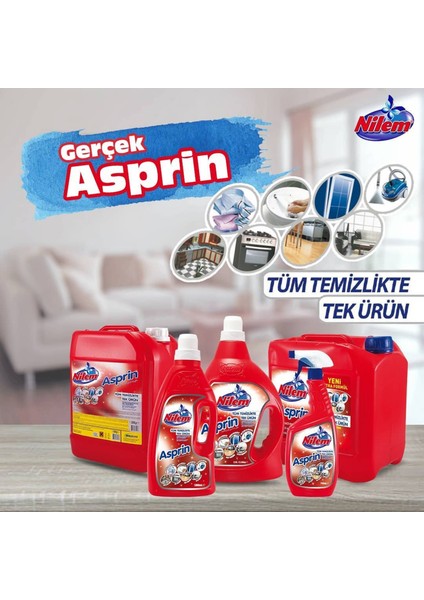 Aspirin Tüm Temizlikler İçin 5 Lt