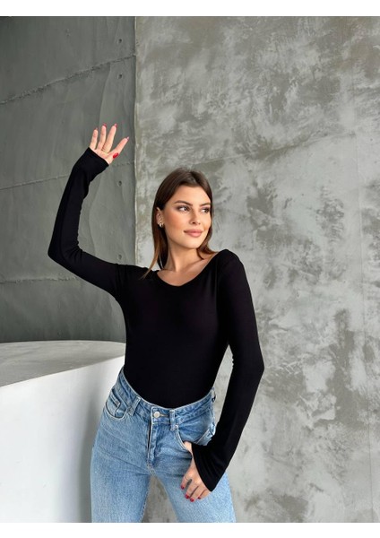 Premıum Kalite Oysh Kumaş Kayık Yaka Body fiyatları