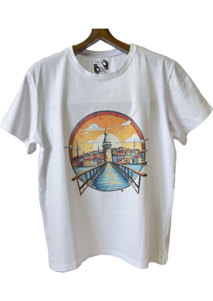 Regular Bisiklet Yaka T-Shirt Baskılı