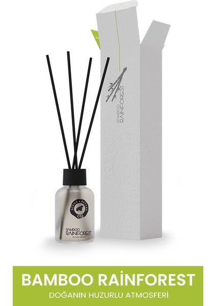 Bamboo Rainforest Çubuklu Oda Kokusu 55 ml Atelier Collection