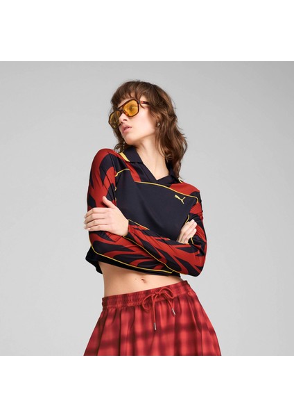 Kadın Lacivert Puma Future.puma.archıve Jersey Lacivert Kadın Crop