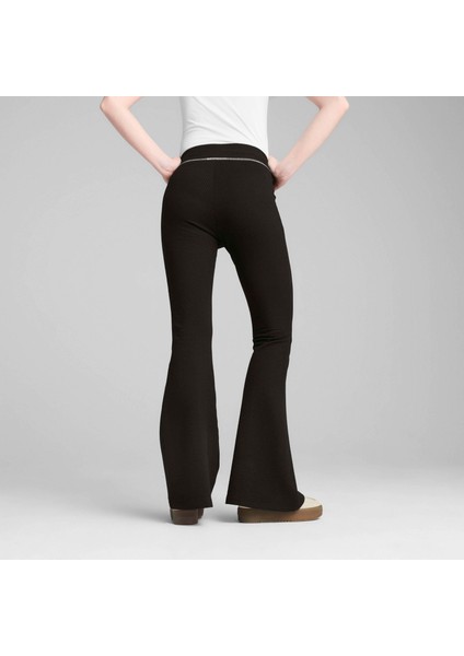 Kadın Siyah Puma Dare To Flared Leggings Siyah Kadın Tayt