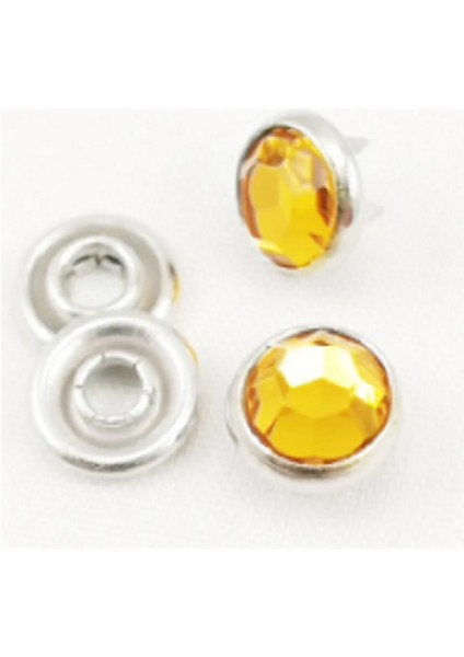 KLİNKSHOP Kristal Taşlı Giysi Kot ve Ev Tekstili Süsleme Malzeme Kiti - Sarı fiyatları
