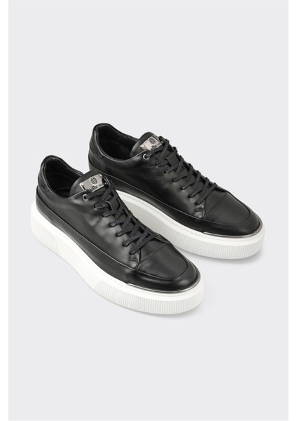 Siyah Deri Erkek Spor Ayakkabı fiyatları