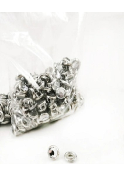 KLİNKSHOP Kristal Taşlı Giysi Kot ve Ev Tekstili Süsleme Yedek Malzeme Paketi-150 Adet