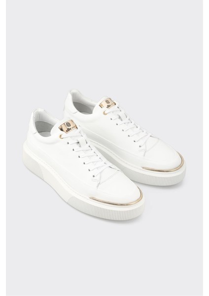 Beyaz Deri Erkek Spor Ayakkabı fiyatları