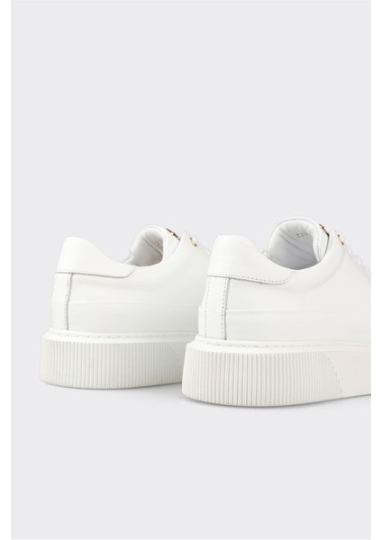 Beyaz Deri Erkek Spor Ayakkabı indirimleri