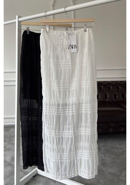 Gipeli Şifon Etek- Beyaz fiyatları