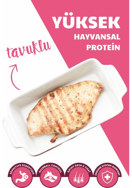 Tavuklu Yavru Kedi Maması 3 kg (2x1.5kg)