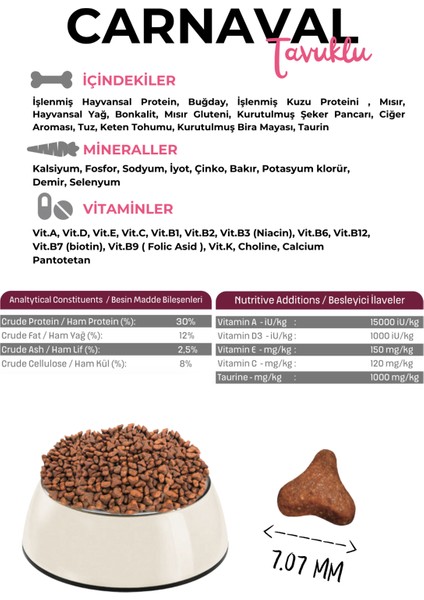 Tavuklu Yavru Kedi Maması 3 kg (2x1.5kg)