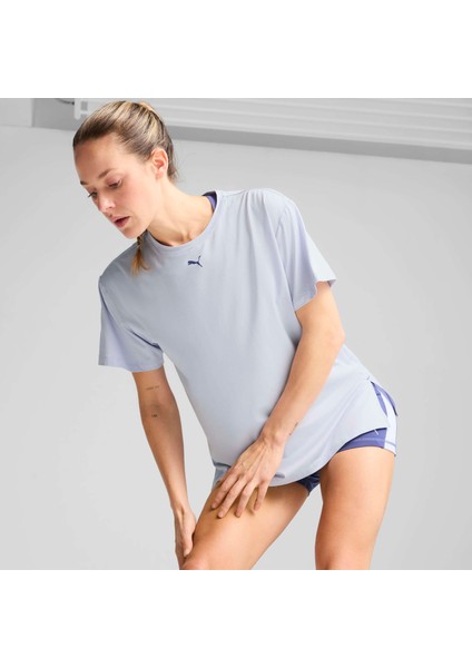 Kadın Mavi Puma Cloudspun Tee - Reg Mavi Kadın T-Shirt