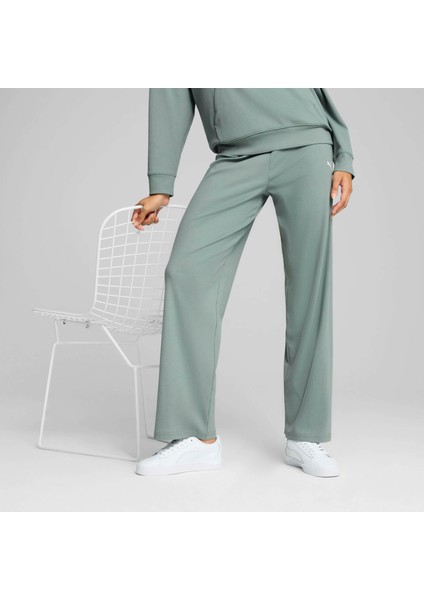 Kadın Yeşil Puma Ess Elevated Pant Yeşil Kadın Eşofman Altı